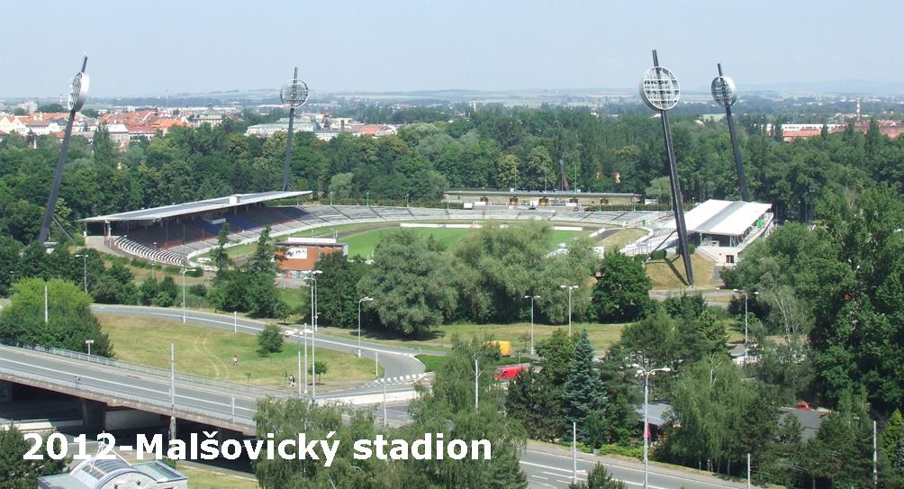 Malšovický stadion v roce 2012