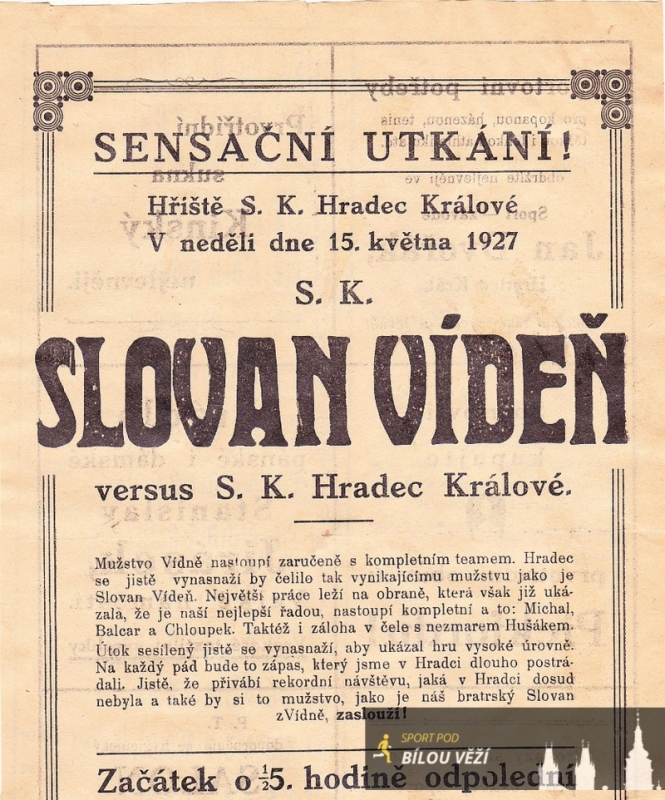 24. díl historie hradecké kopané: rok 1927 - 1. část