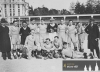 SK Hradec Králové před zápasem s OGC Nice v roce1932. Zleva stojí: dr. Klier, Jirsa, ?, Bína, Jičín, Altrichter, Kareš, Bošek, Heller a Jaroslav Málek, průvodce výpravy. Zleva sedí Černkovič, Chládek, Pokorný, Tichý