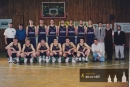 Miroslav Volejník - trenér extraligového Ostacoloru Pardubice 1997-98. S Welschem, Forejtem, Houserem a dalšími