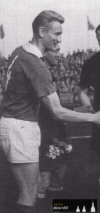 přátelský zápas SPARTAK HK - LUTON TOWN 0:1 - hráno 12.5.1960 v Hradci Králové